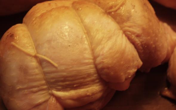 Røget kylling med kantareller og salsurtsøde stegte æbler image 2